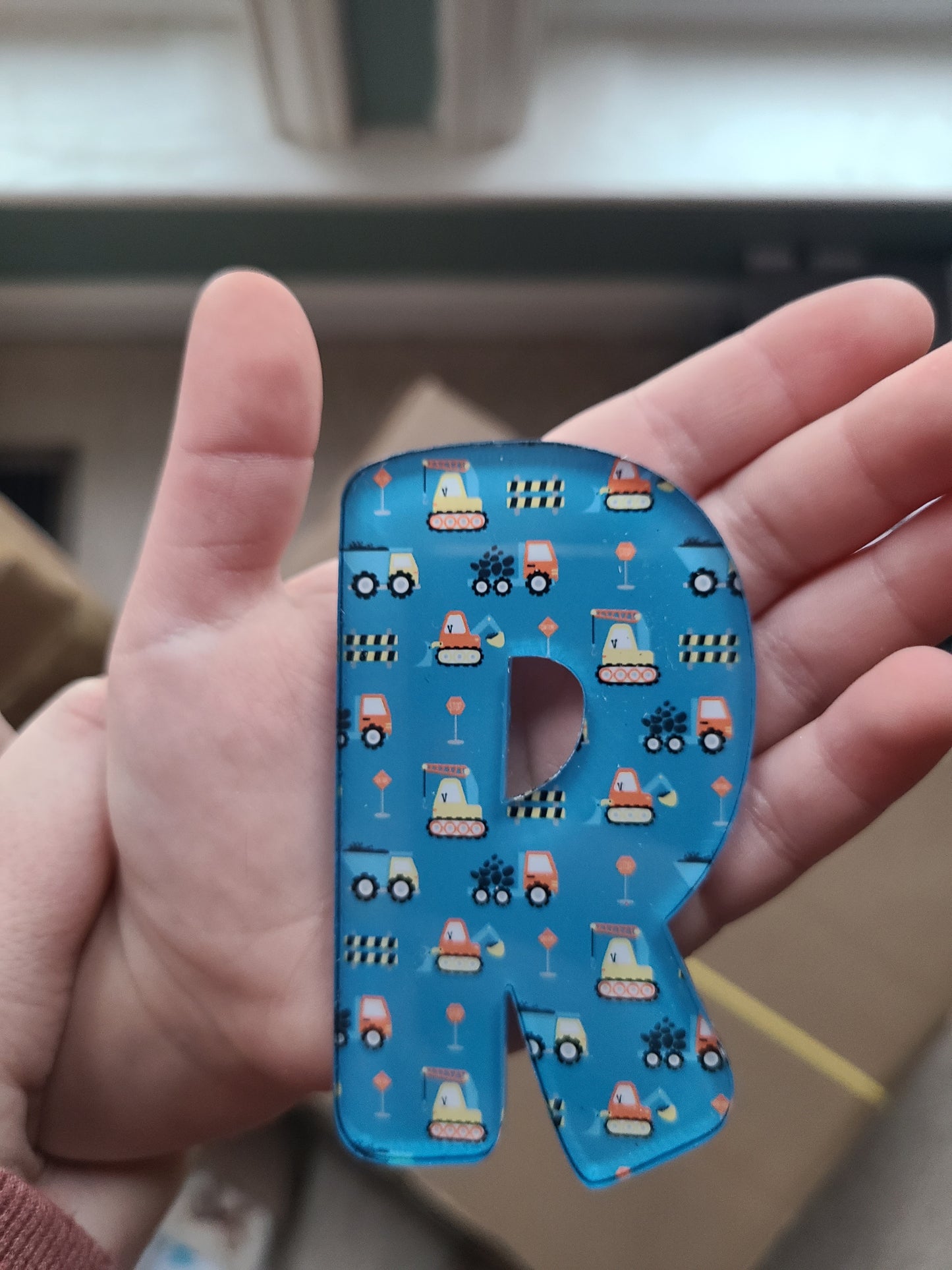 Construction Personalized Wood Puzzle