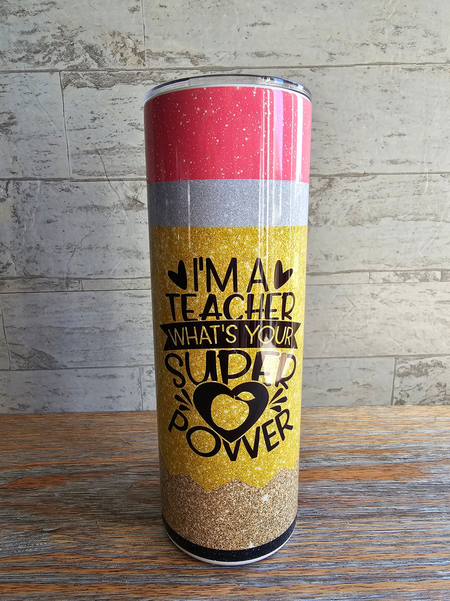 Teacher 20 oz Skinny Tumbler