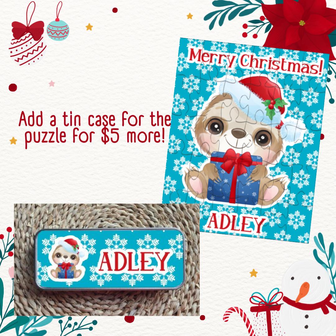 Puzzle and Christmas Ornament BUNDLE! One Listing For Both Items!