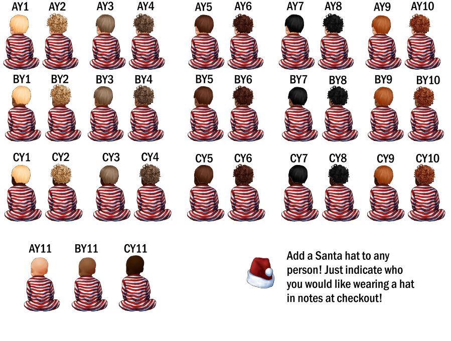 Custom Family Christmas Ornaments