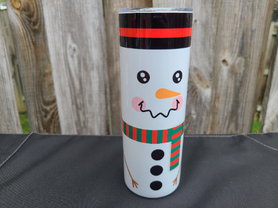 Snowman 20 oz Christmas Tumbler