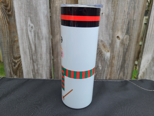 Snowman 20 oz Christmas Tumbler