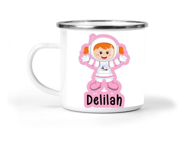 Space Astronaut Personalized Girls Mug