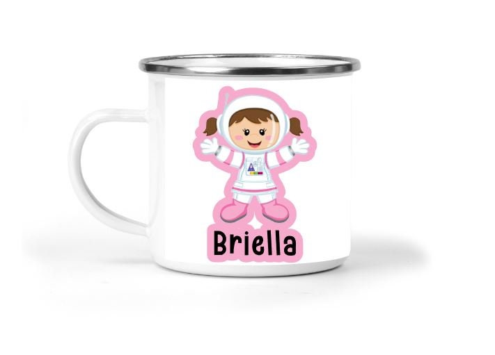 Space Astronaut Personalized Girls Mug