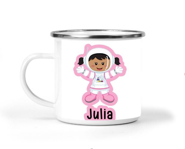 Space Astronaut Personalized Girls Mug