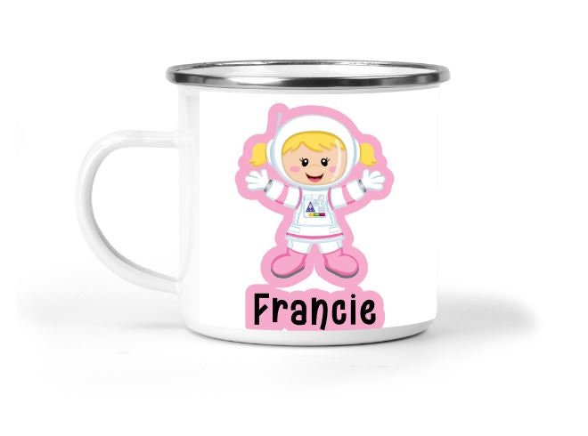 Space Astronaut Personalized Girls Mug
