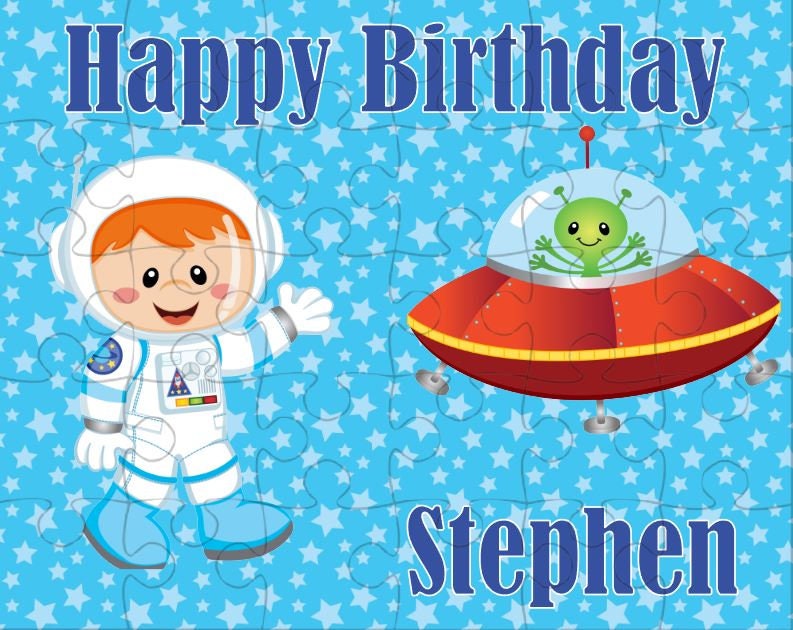 Astronaut Personalized Puzzle for Kids