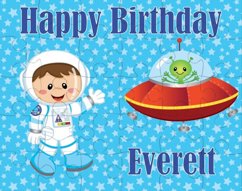 Astronaut Personalized Puzzle for Kids
