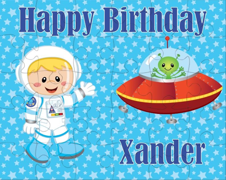 Astronaut Personalized Puzzle for Kids