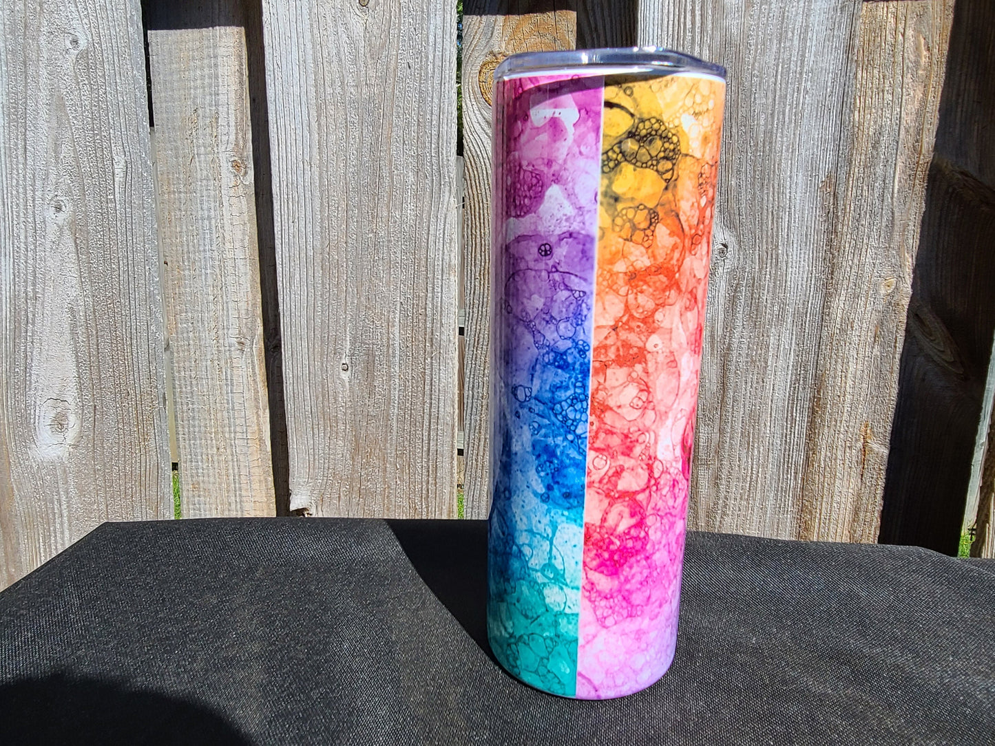 Bright Colored Personalized Skinny Tumbler