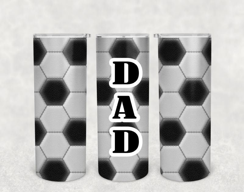 Sports Dad 20 oz Skinny Tumbler - Your Choice of Sport