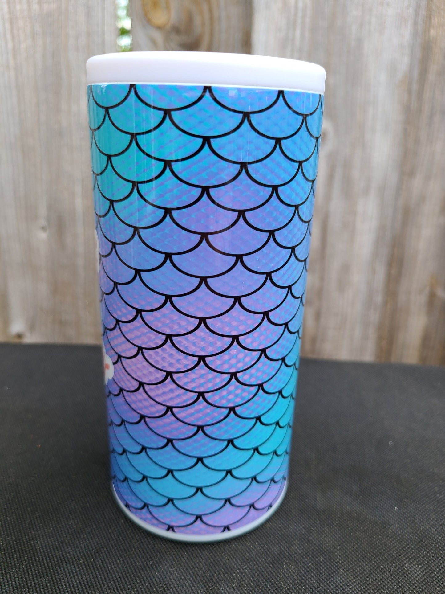 Mermaid Skinny Can Cooler
