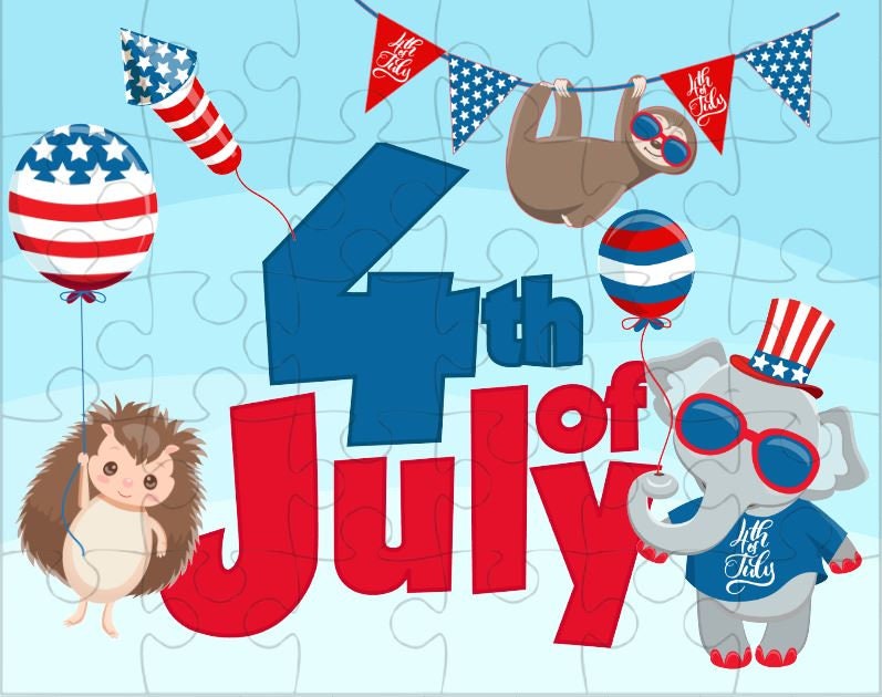 Patriotic Personalized Puzzle