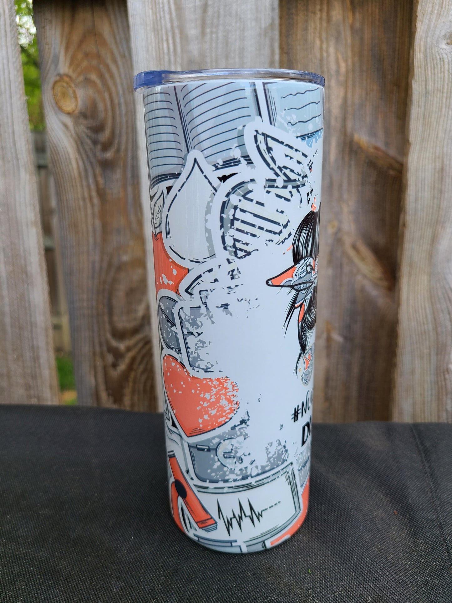 Nurse Life Skinny Tumbler