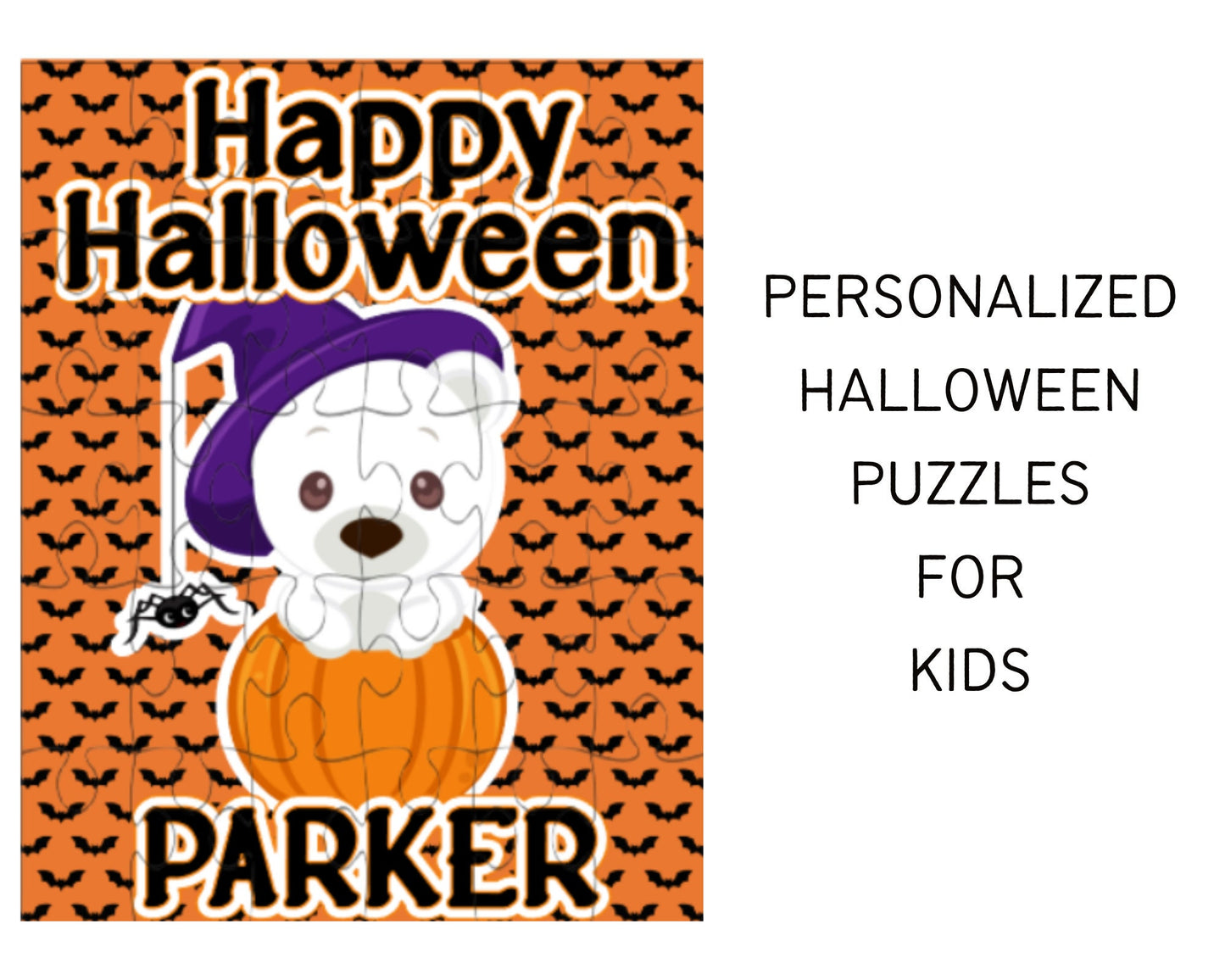 Halloween Puzzle Personalized