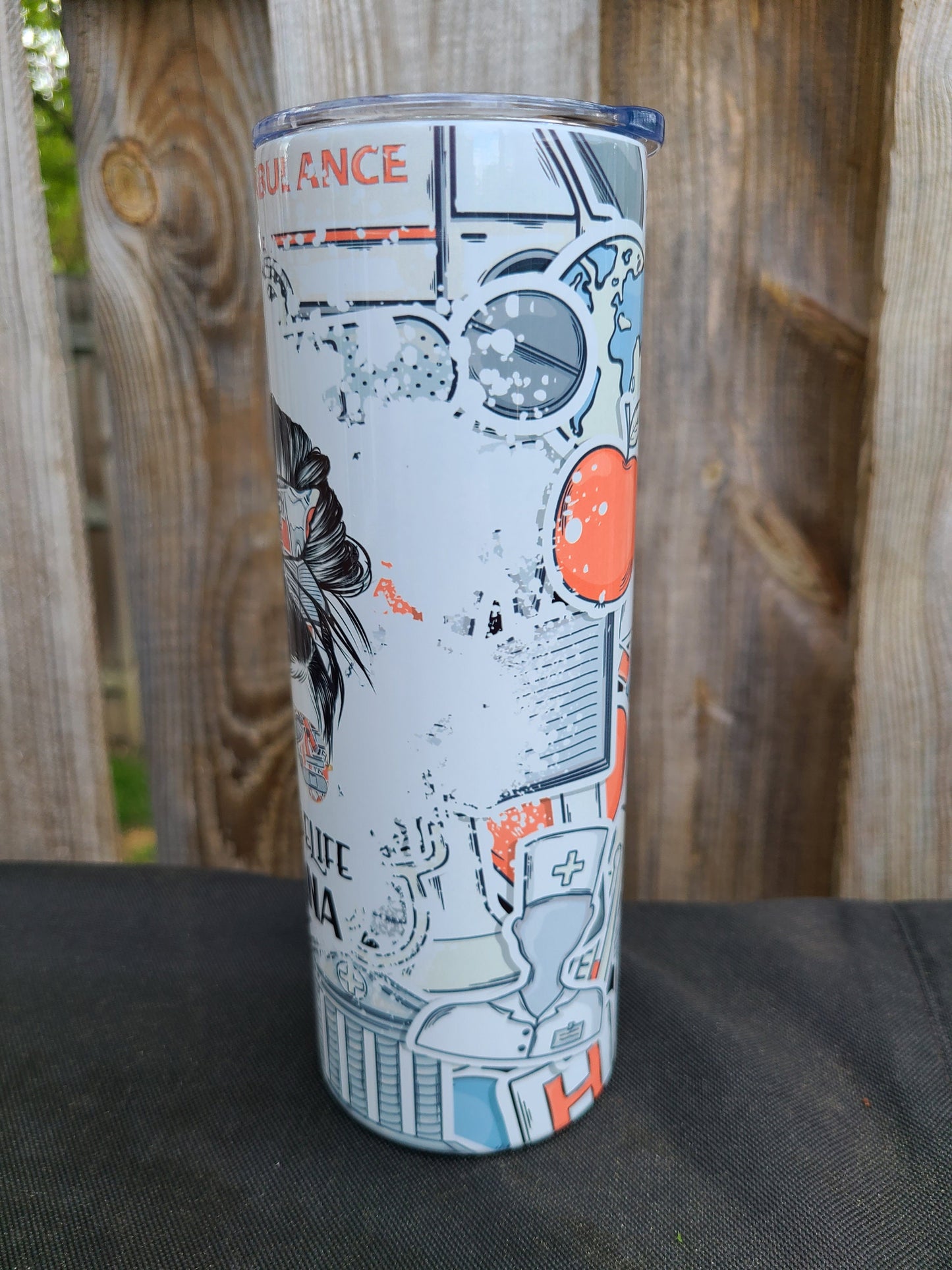 Nurse Life Skinny Tumbler