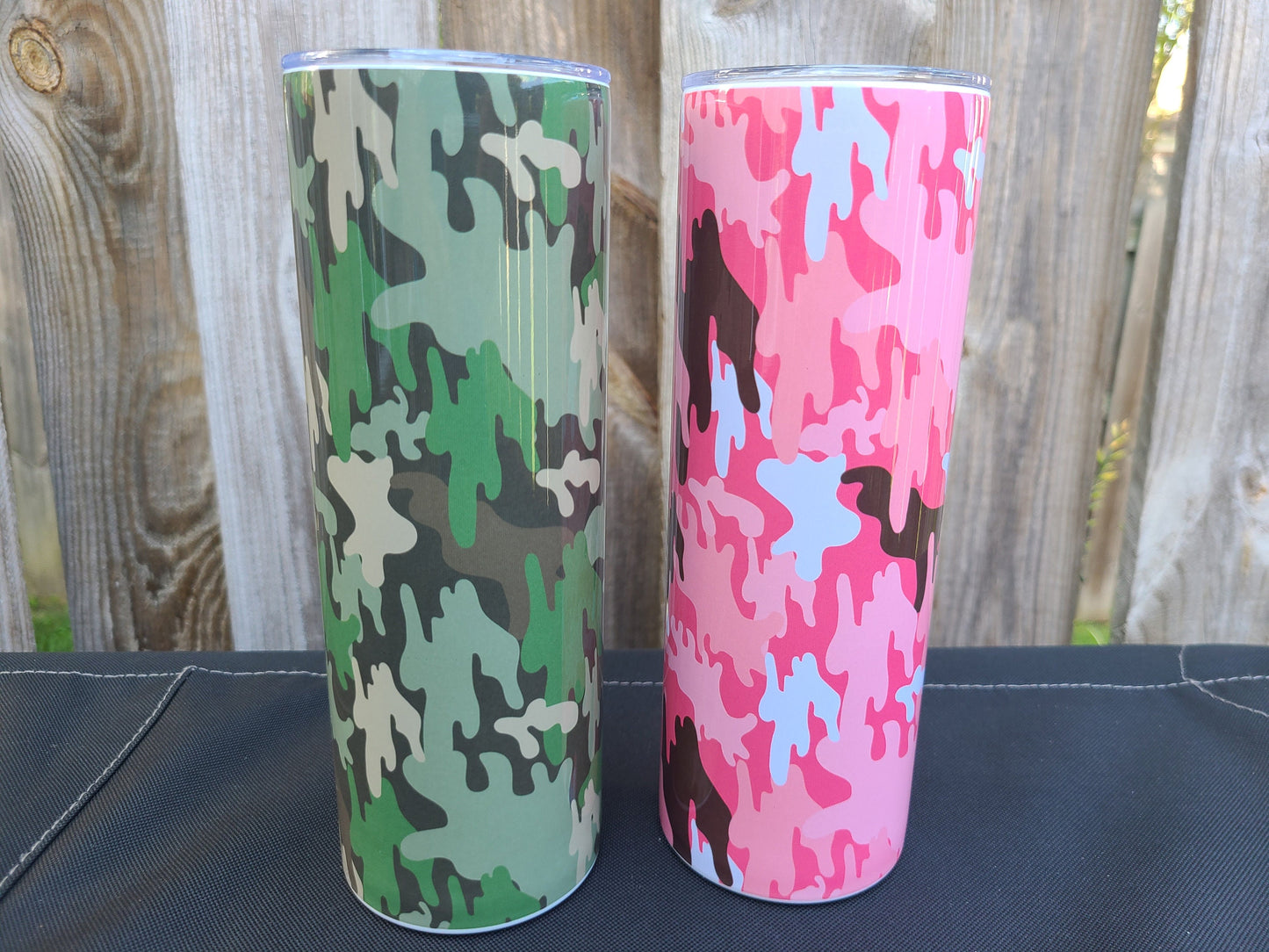 Camo Print 20 oz Skinny Tumbler