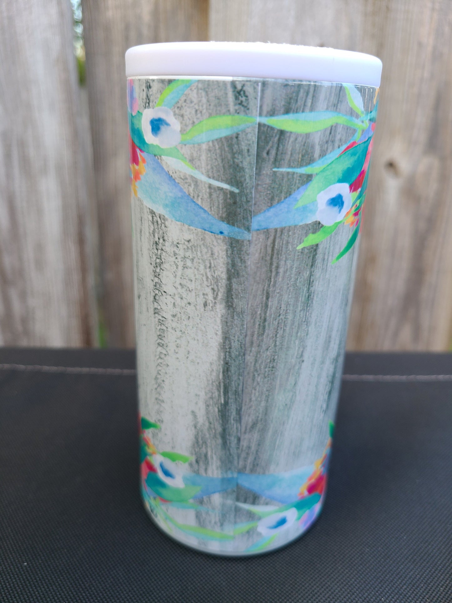 Blessed Mama Floral Skinny Can Cooler