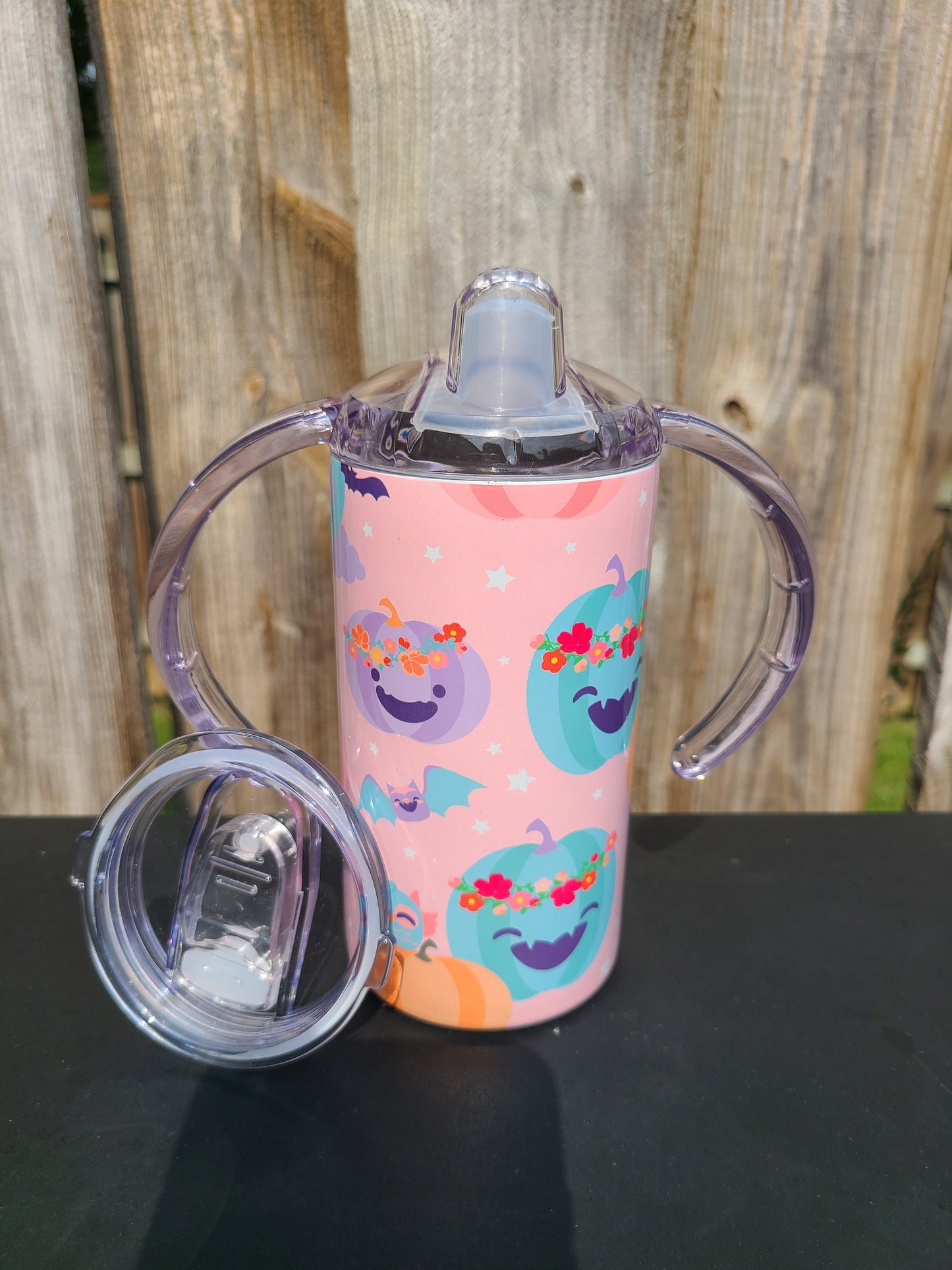 Halloween Sippy Cup with Bonus Lid