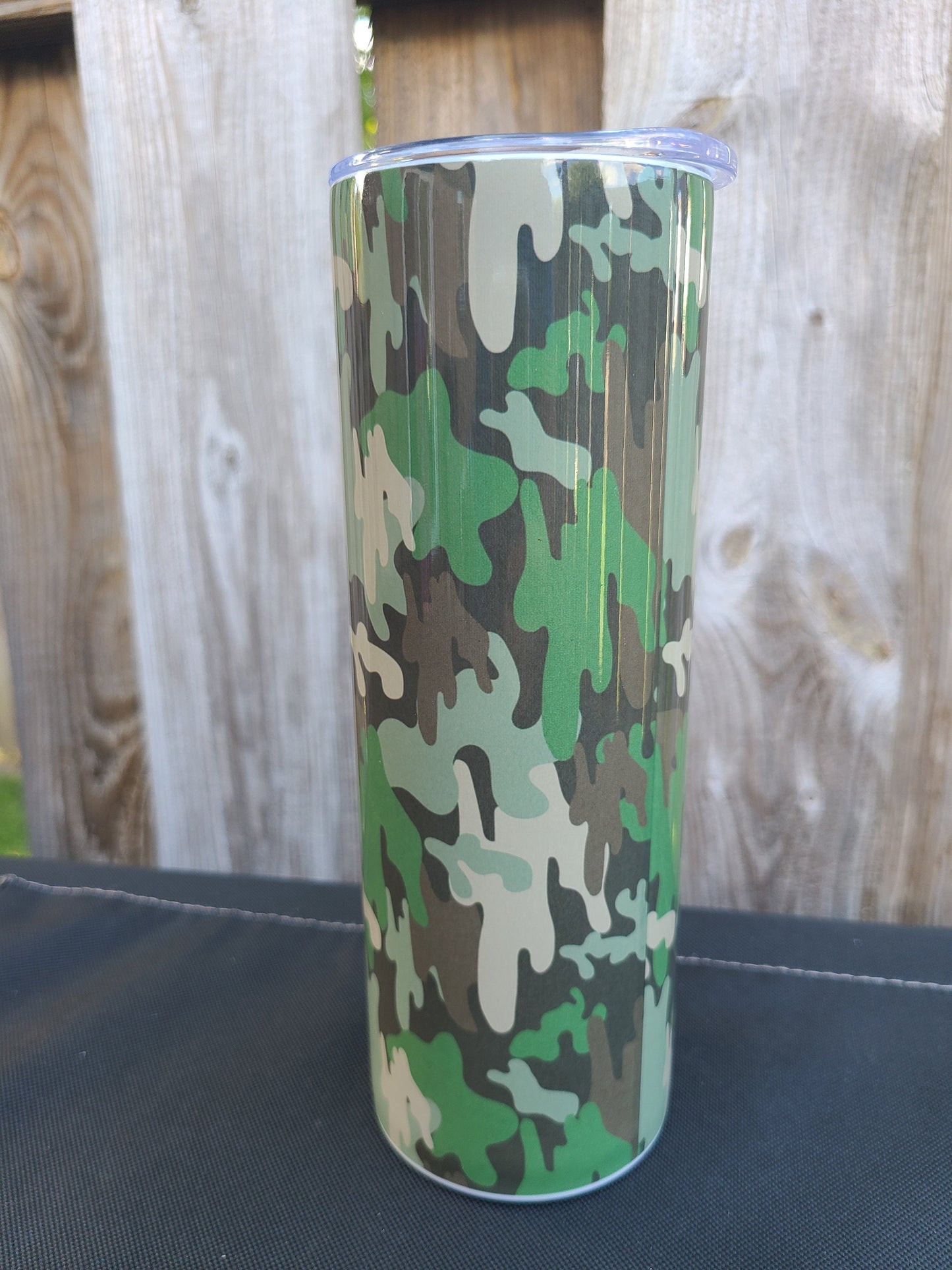 Camo Print 20 oz Skinny Tumbler