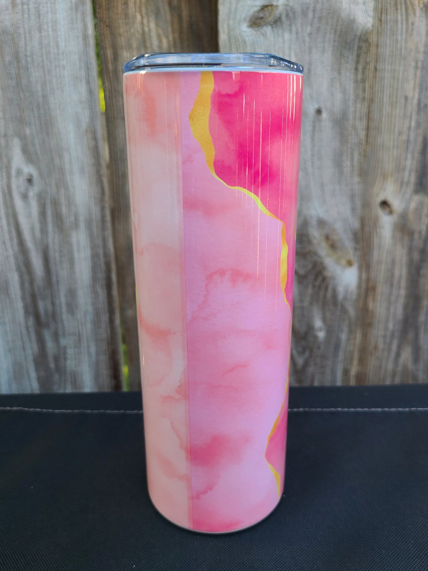 Grandma Skinny Tumbler - Pink and Gold