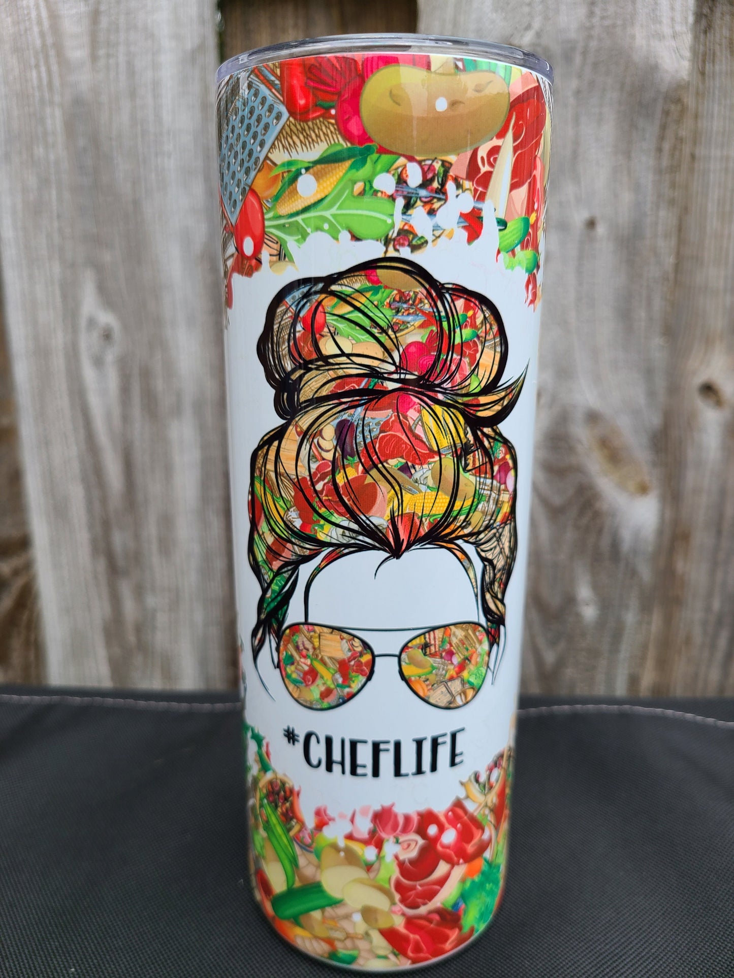 Chef Life 20 oz Skinny Tumbler