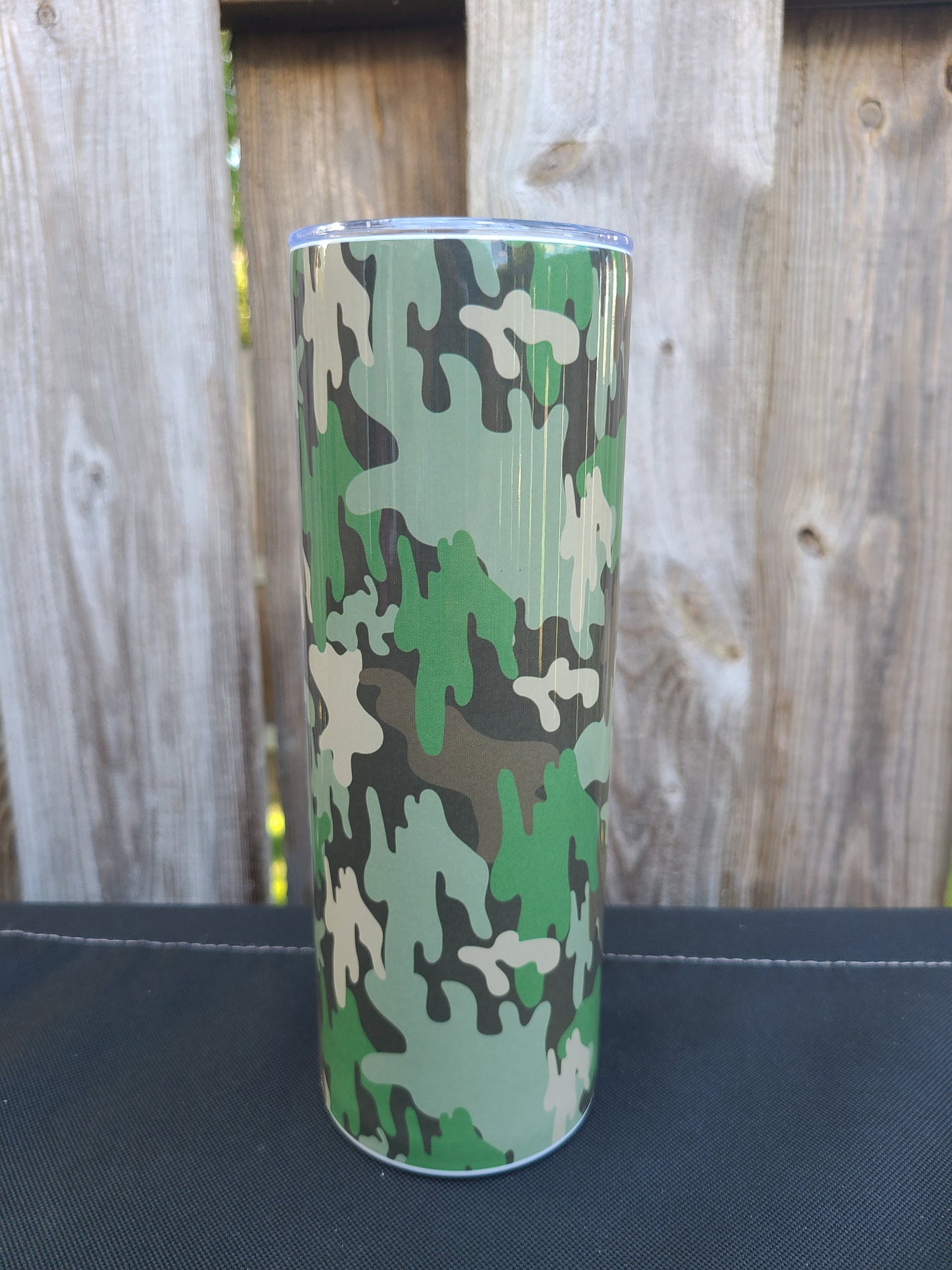 Camo Print 20 oz Skinny Tumbler