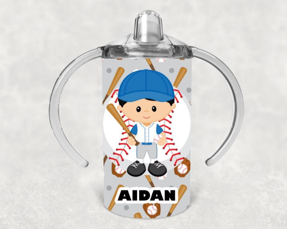 Baseball Sippy Cup - Personalized