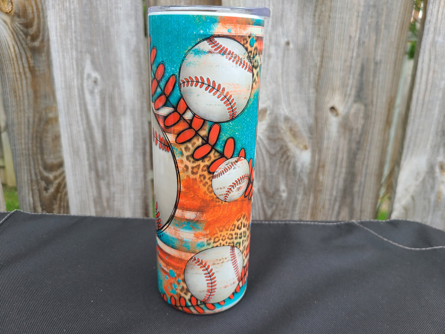 Baseball 20 oz Skinny Tumbler