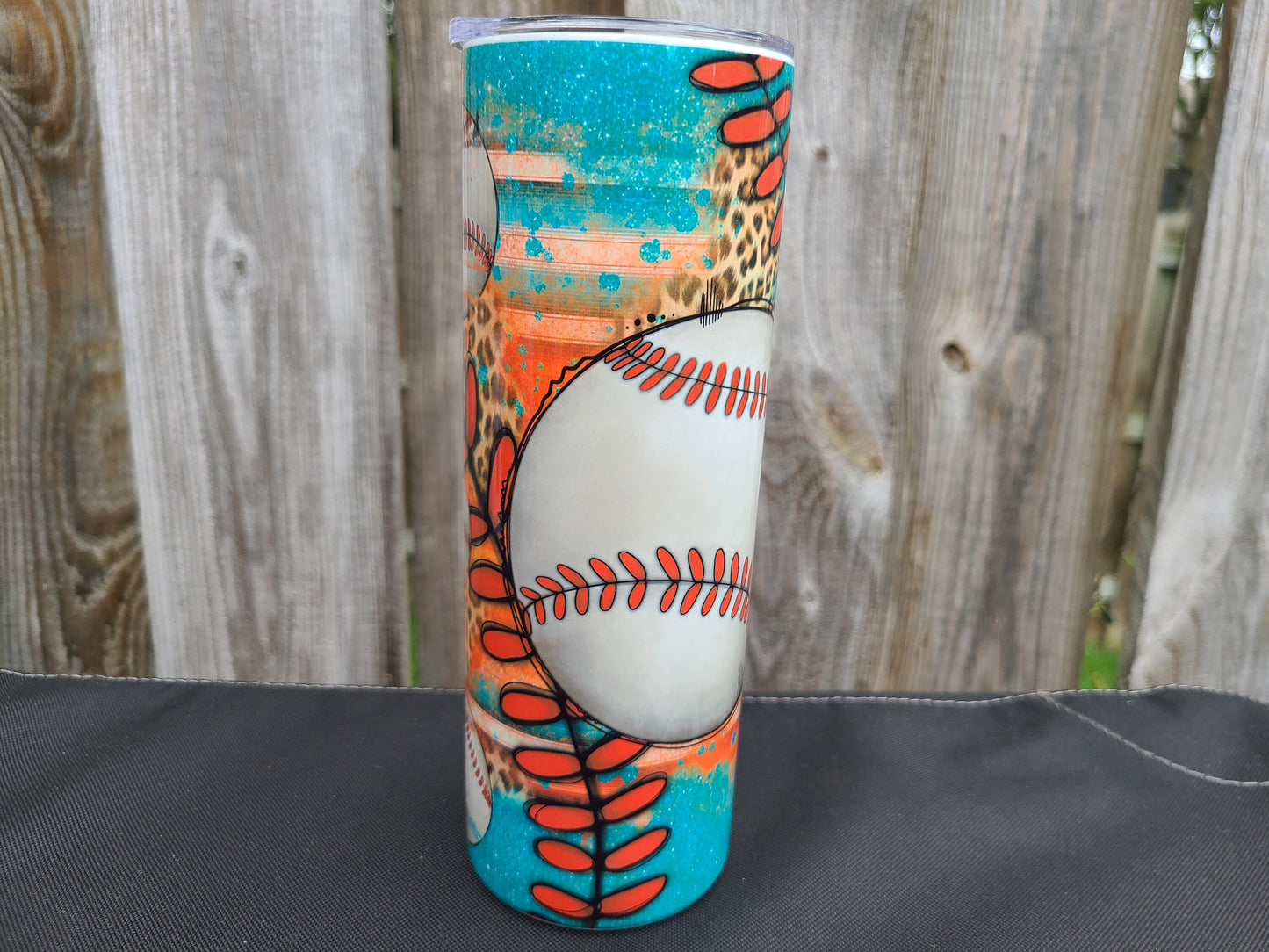 Baseball 20 oz Skinny Tumbler