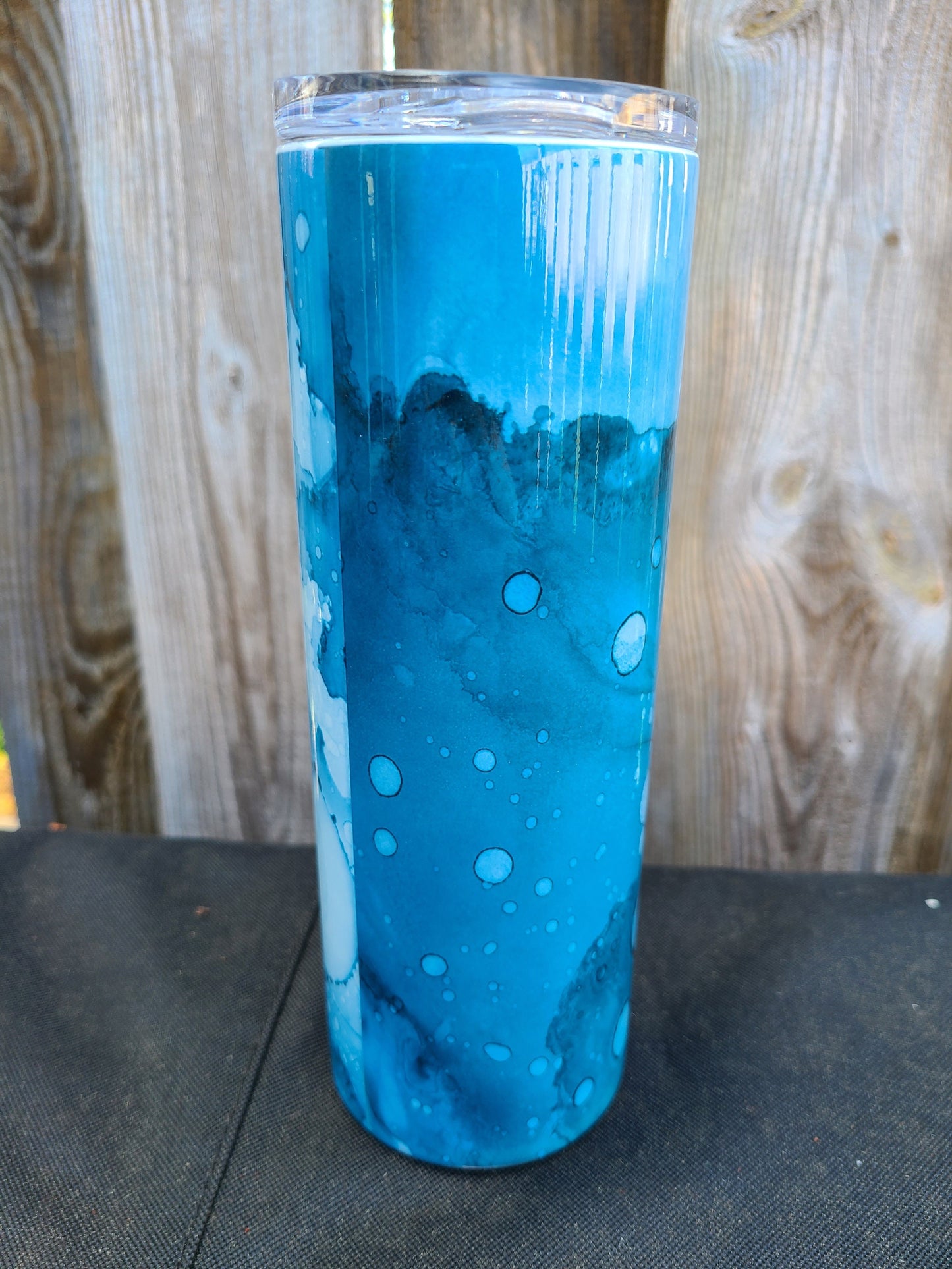 Blue Print Personalized Skinny Tumbler