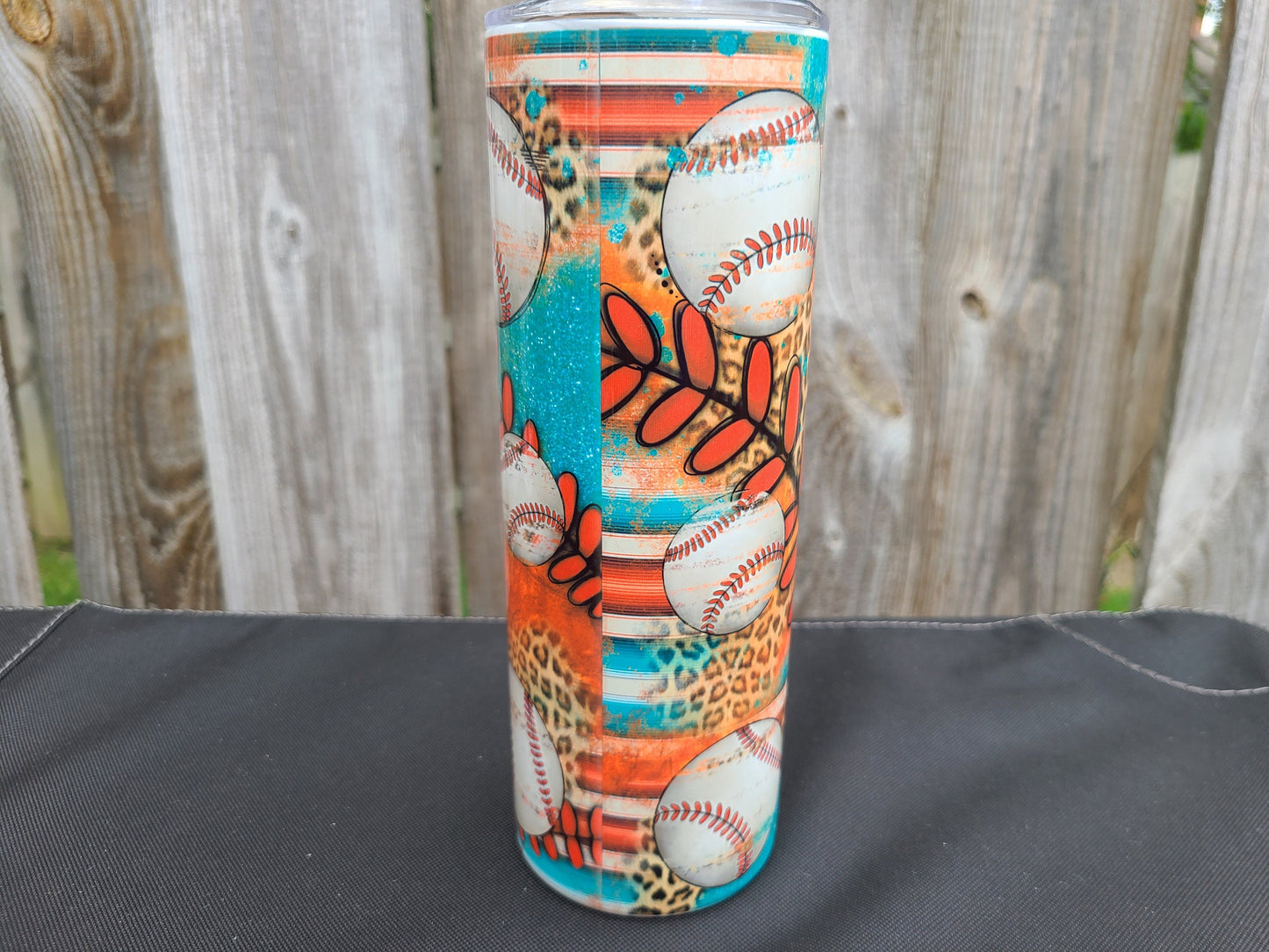 Baseball 20 oz Skinny Tumbler