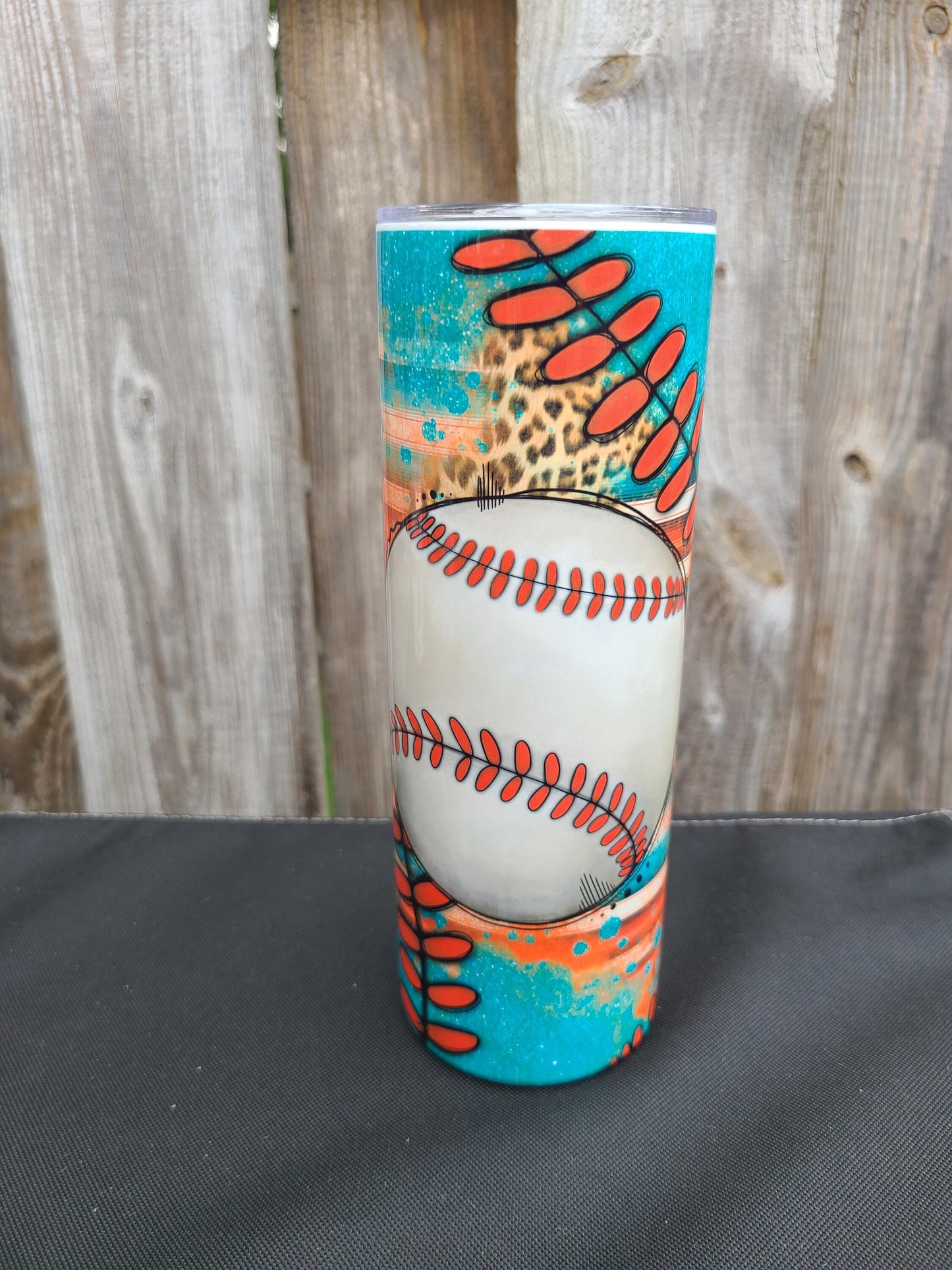 Baseball 20 oz Skinny Tumbler