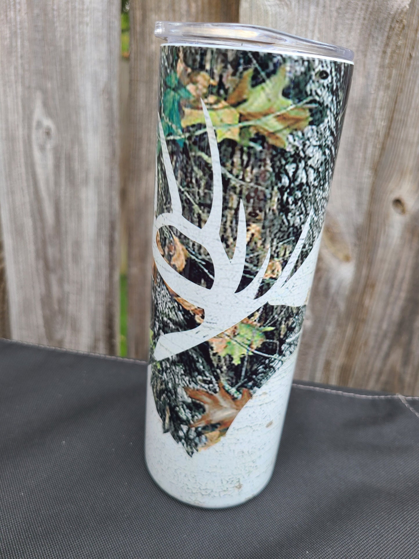 Hunting Camo Skinny Tumbler