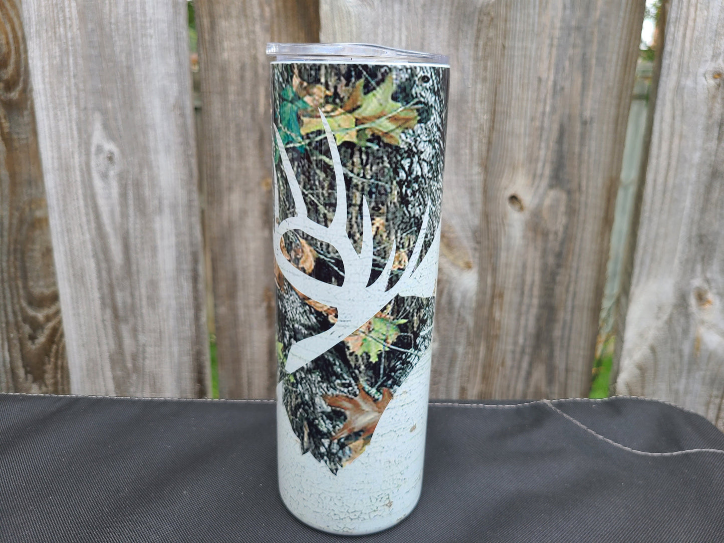 Hunting Camo Skinny Tumbler