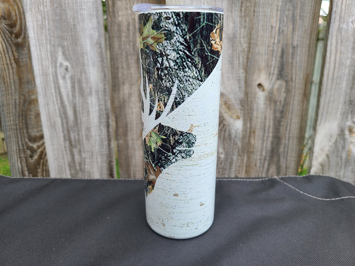 Hunting Camo Skinny Tumbler