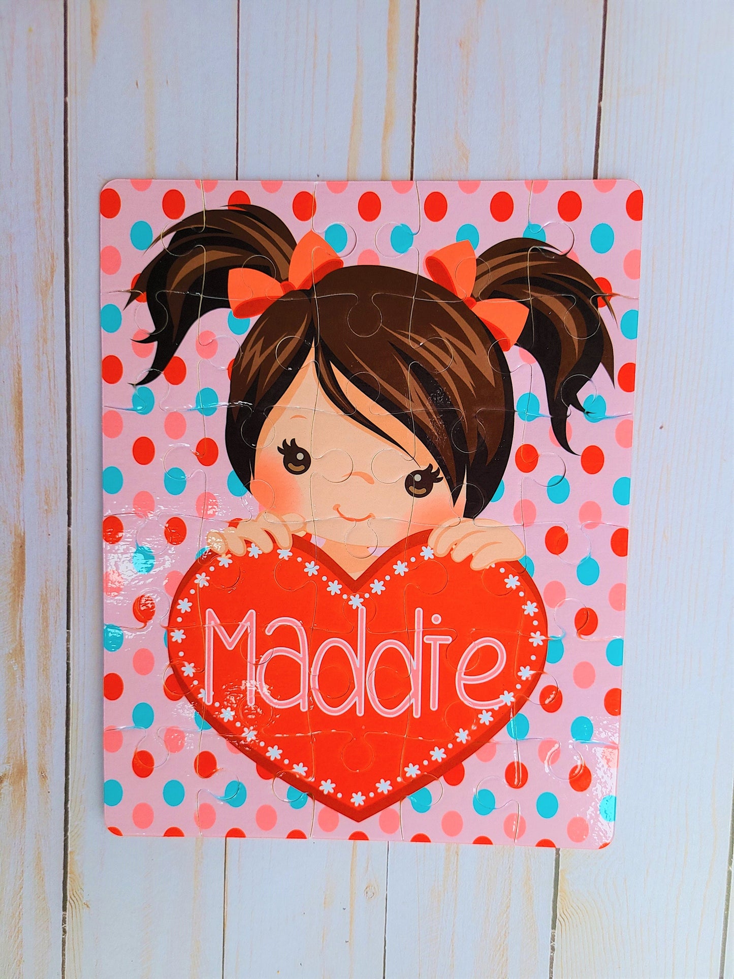 Heart Puzzle Personalized - Great for Valentine's Day!
