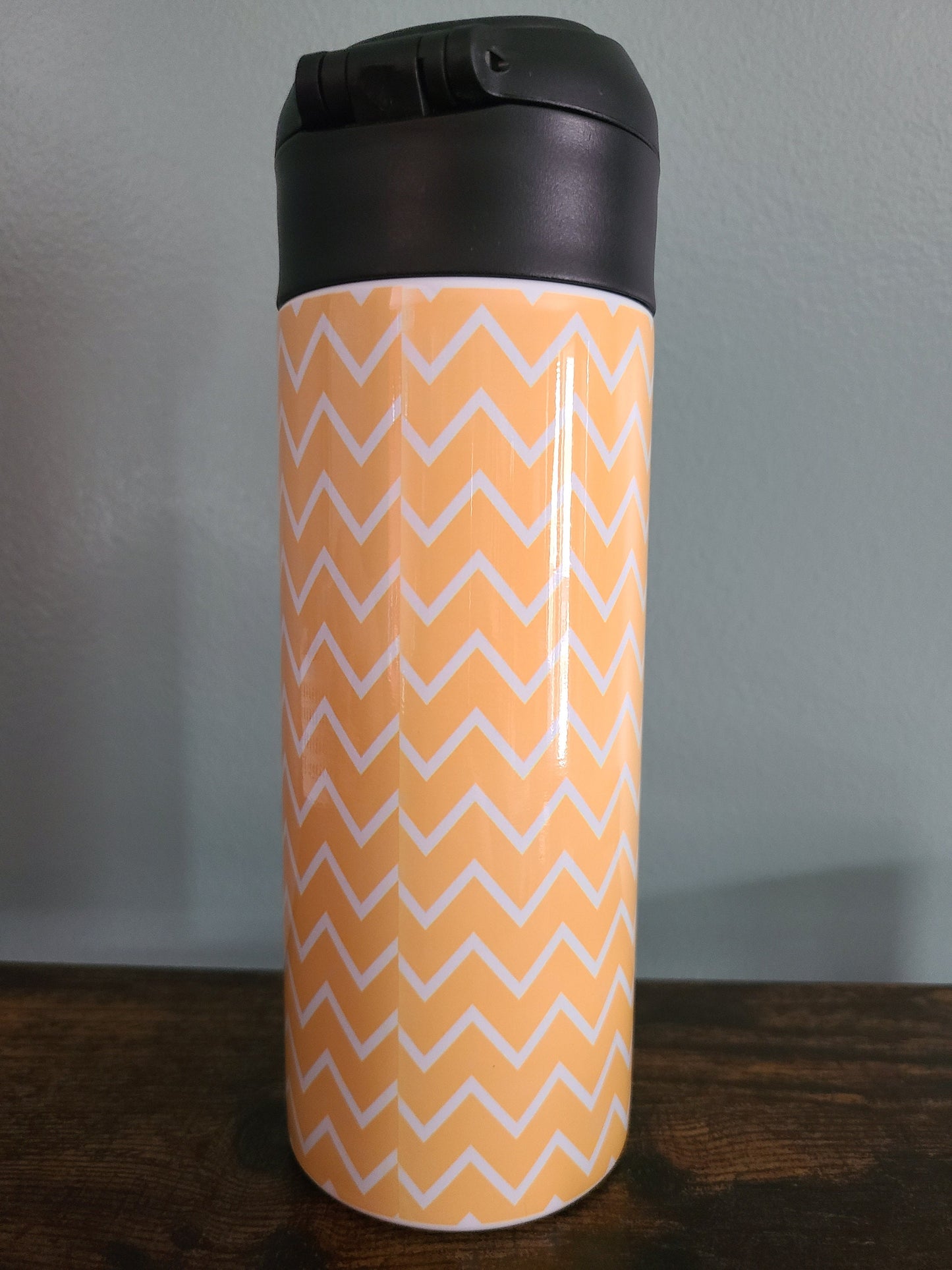 Construction Themed Flip Top Water Bottle - Personalized