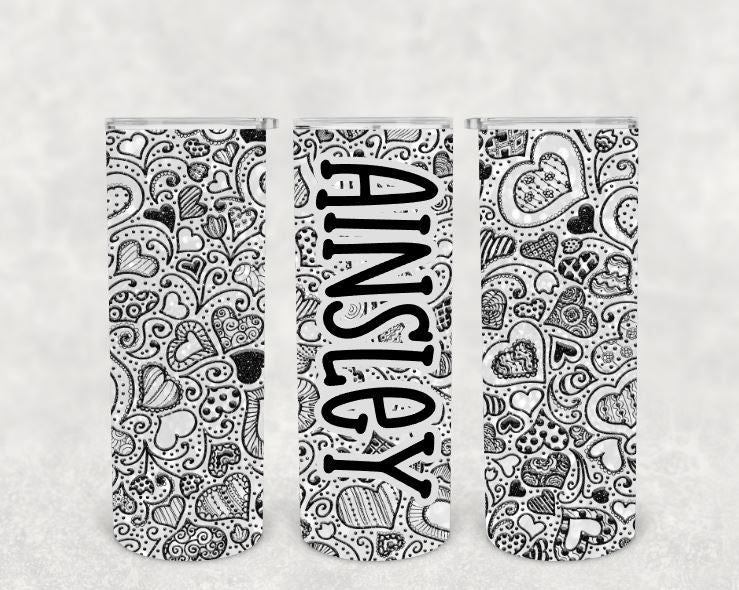 Black Hearts 20 oz Tumbler