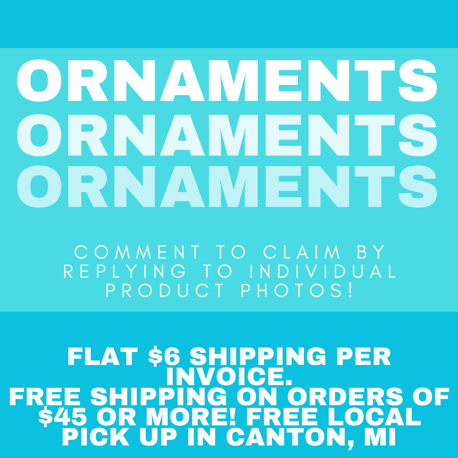 Inventory Clearout Sale - Ornaments