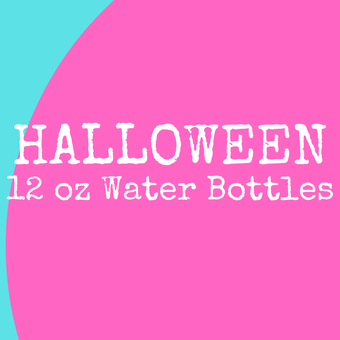 Halloween Water Bottles