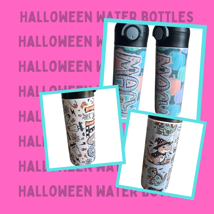 Halloween Water Bottles