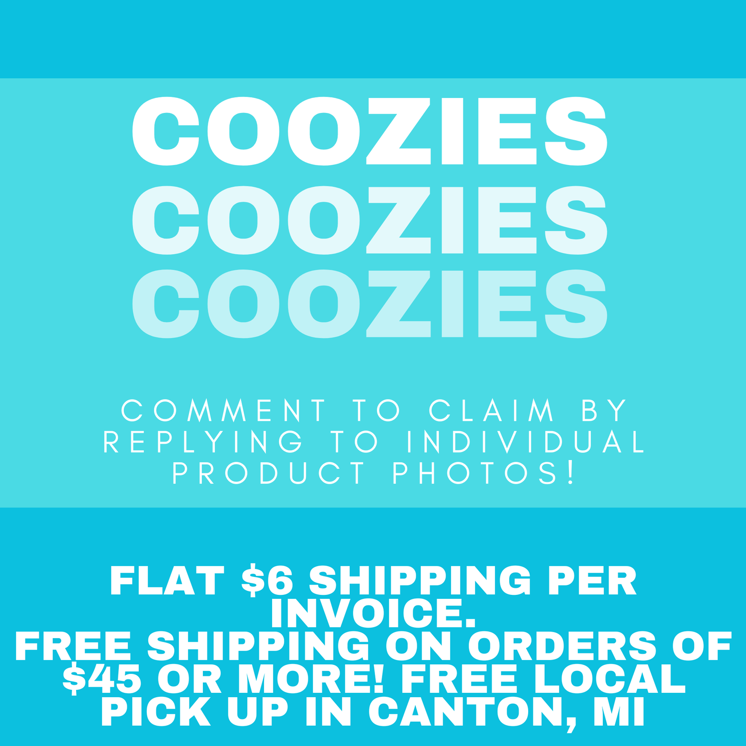 Inventory Clearout Sale - Coozies