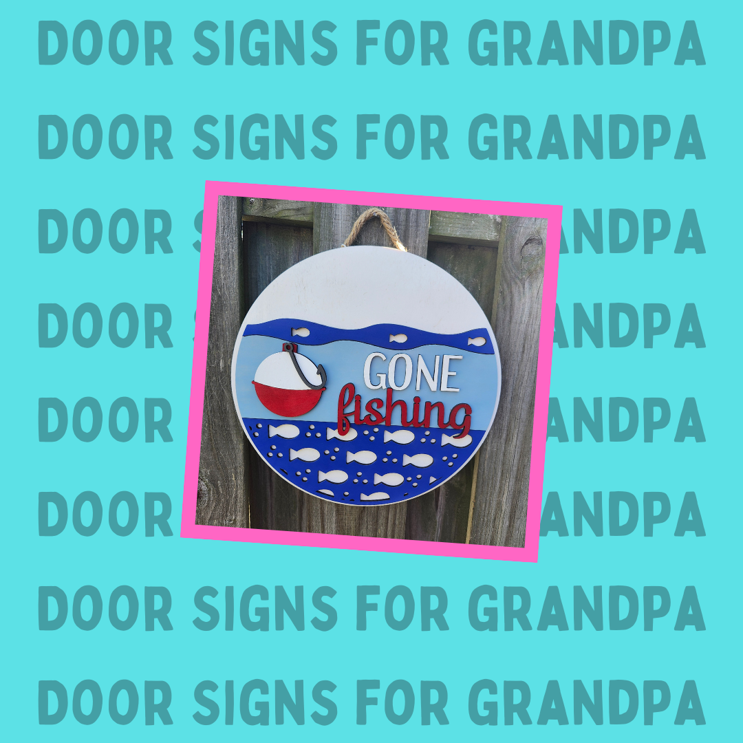 Gifts for Grandpa - Door Sign