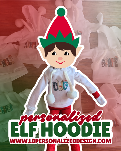 Personalized Elf Hoodie - Limited-Time Pre-Order! 🎄