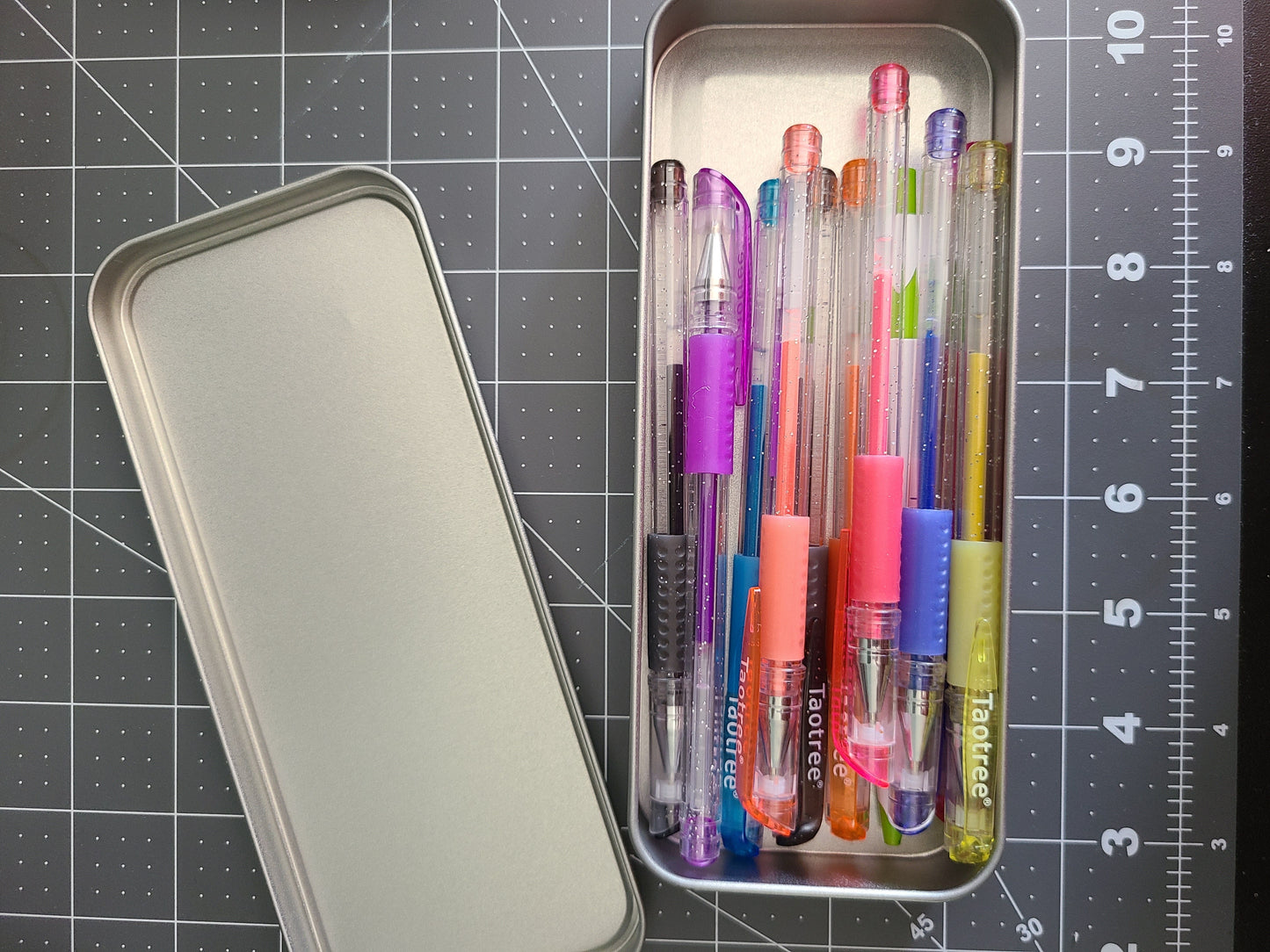 Purple Unicorn Personalized Tin Pencil Case