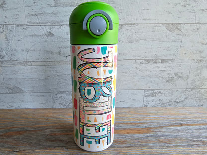 Popsicles Flip Top Water Bottle - Personalized