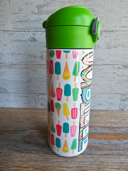 Popsicles Flip Top Water Bottle - Personalized