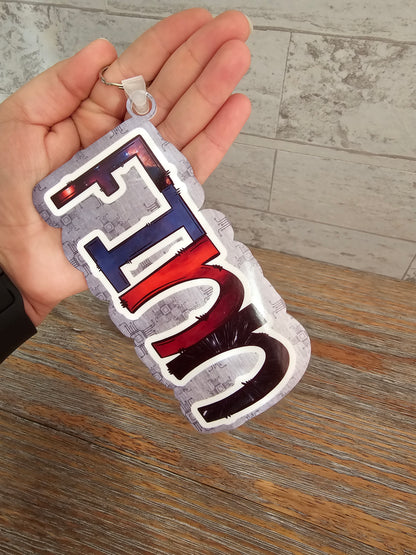 Galaxy Bag Tag Keychain