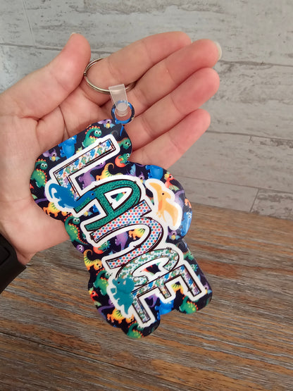 Dinosaur Bag Tag Keychain